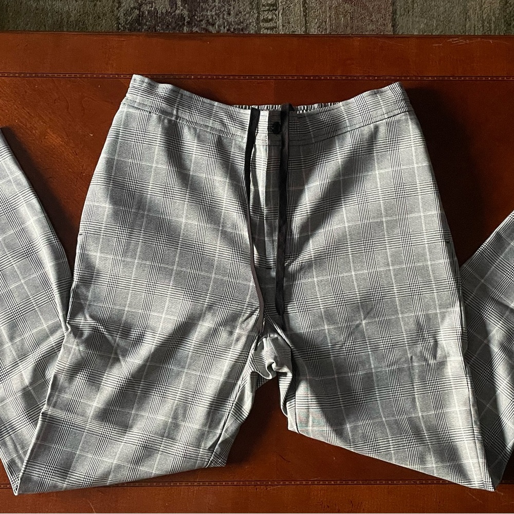 DKNY Men’s Plaid Drawstring Pants